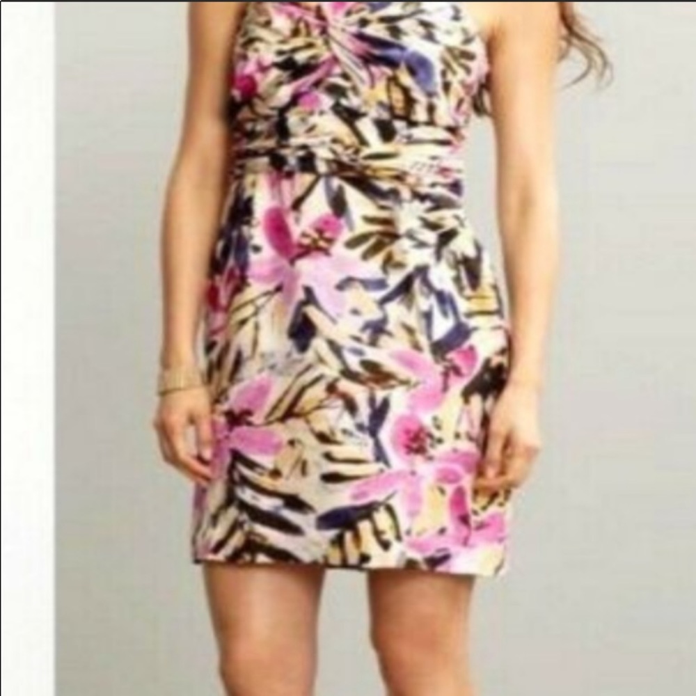Banana Republic size 4 floral strapless dress